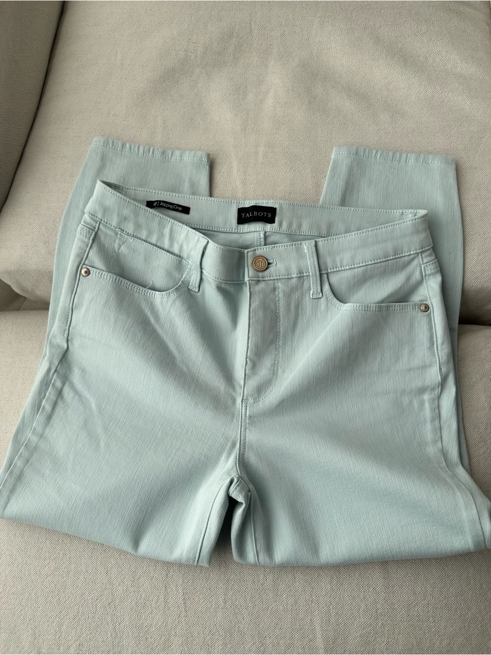 Talbots Women's Mint Green jegging Jeans
